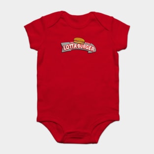 Retro Defunct Lotta Burger Fast Food Restaurant Baby Bodysuit